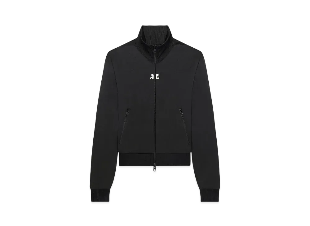 Courreges Interlock Tracksuit Jacket "Black"