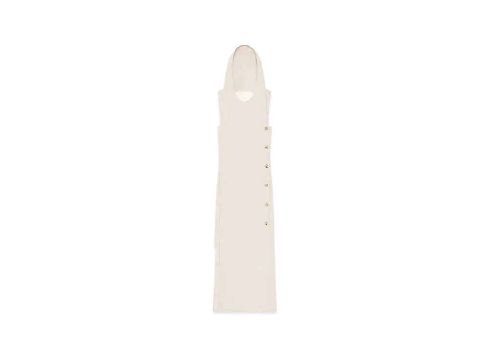 Courreges Long Oblique Space Dress "Hemp"