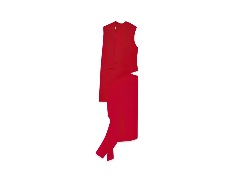 Courreges Off Shoulder Dress "Ruby"