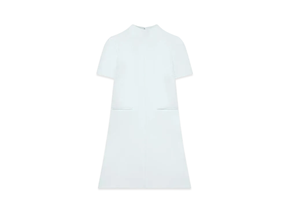 Courreges Twill A-Line Dress "Iceberg"
