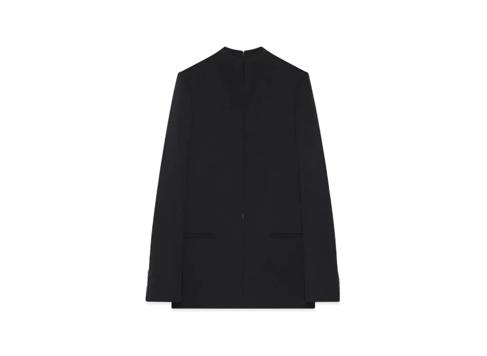 Courreges Front Zipped Heritage Mini Dress "Black"