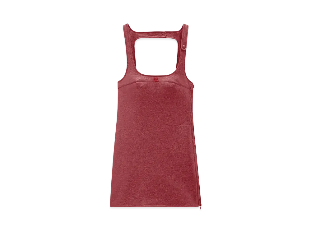 Courreges Reedition Vinyl Dress "Red"
