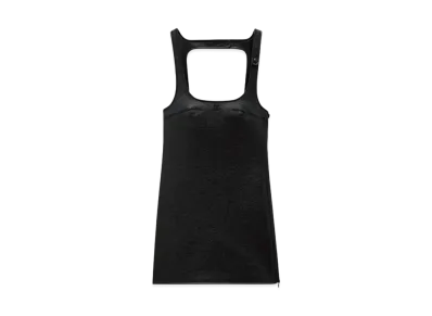 Courreges Reedition Vinyl Dress "Black"