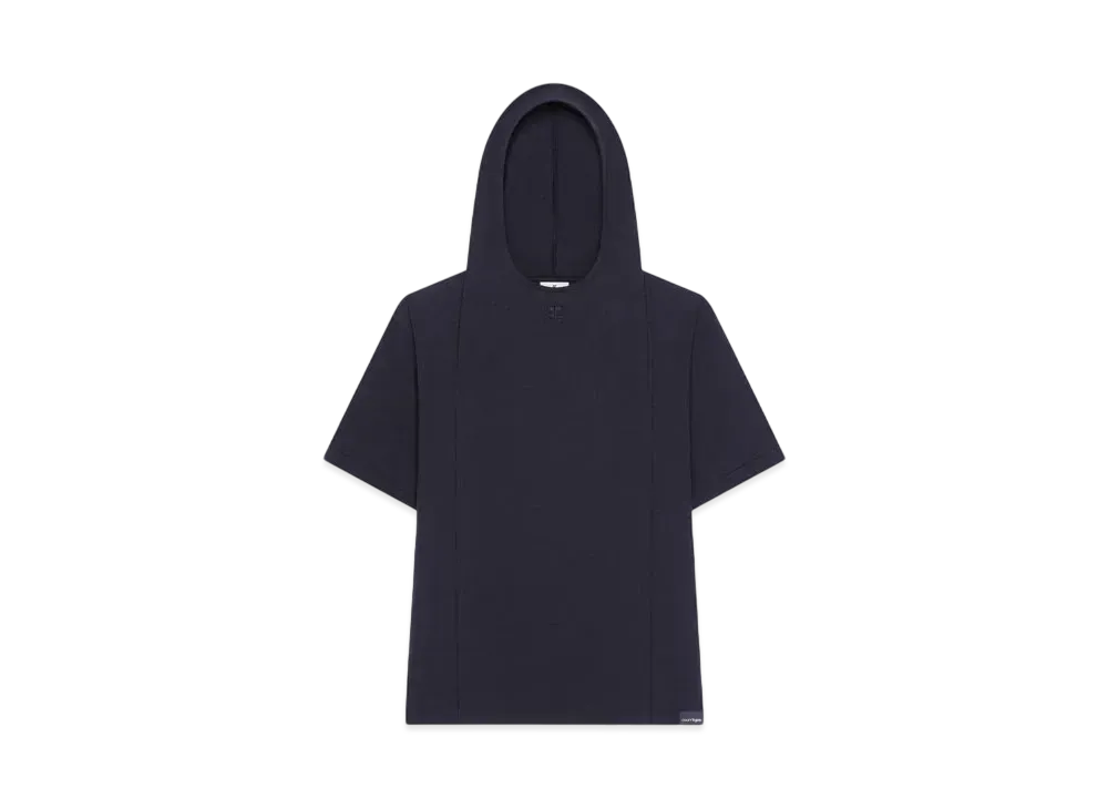 Courreges Hooded T-Shirt "Black"