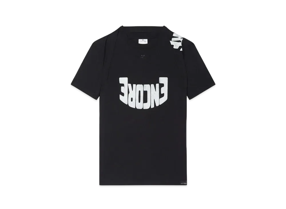 Courreges Encore T-Shirt "Black/Natural"