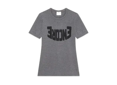 Courreges Encore Contrast T-Shirt "Dark Heather Grey/Black"