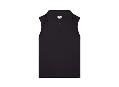 Courreges Draped Tank Top "Black"