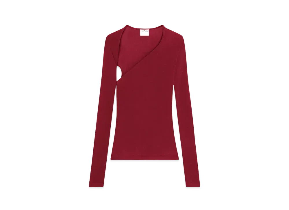 Courreges Slash Top "Grenat"