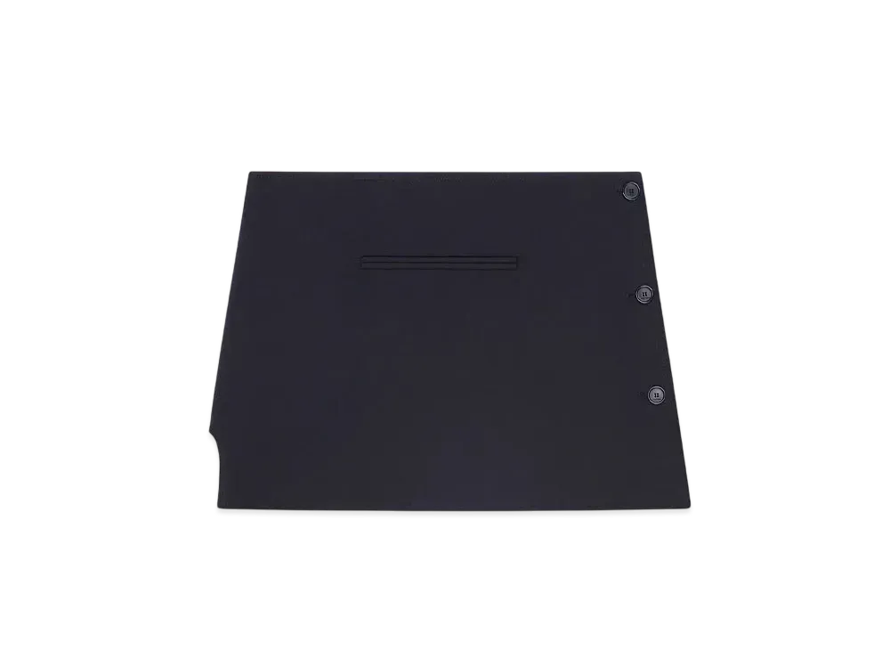 Courreges Oblique Tailored Mini Skirt "Black"