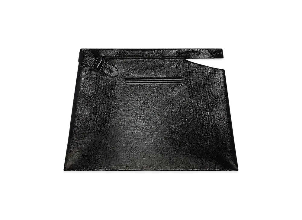 Courreges Vinyl Mini Skirt "Black"
