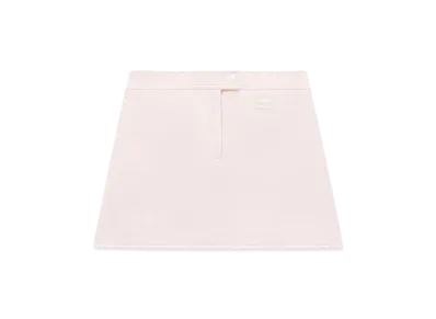 Courreges Reedition Vinyl Mini Skirt "Pale Pink"