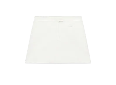 Courreges Reedition Vinyl Mini Skirt "Heritage White"