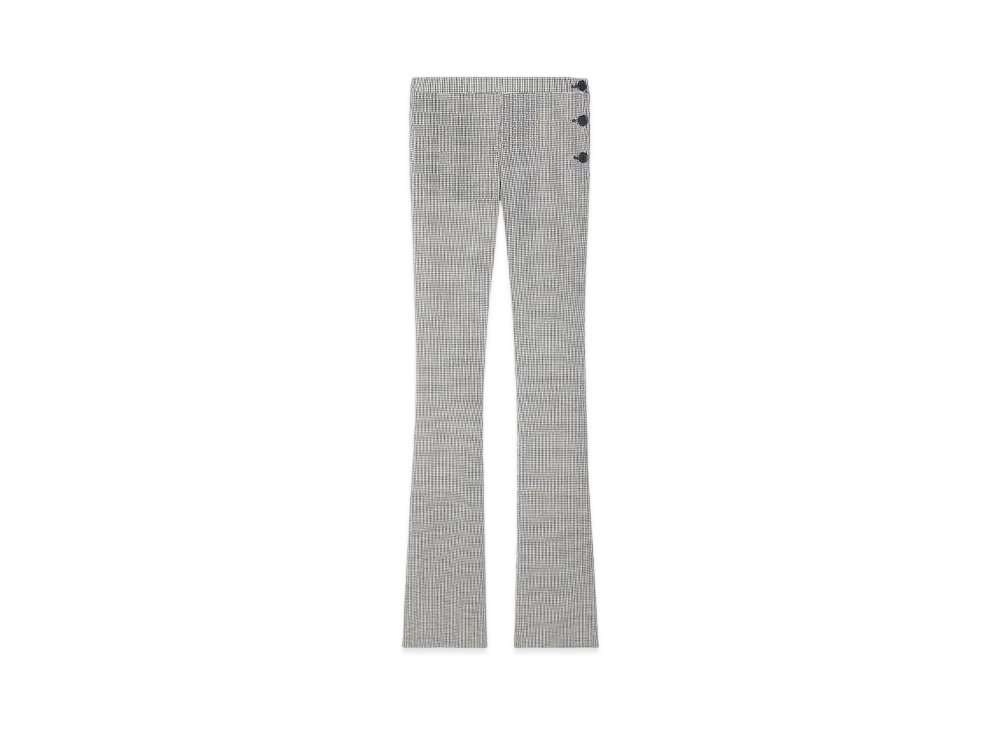 Courreges Oblique Tailored Pants "Black/Natural"
