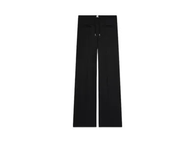 Courreges Interlock Tracksuit Baggy Pants "Black"