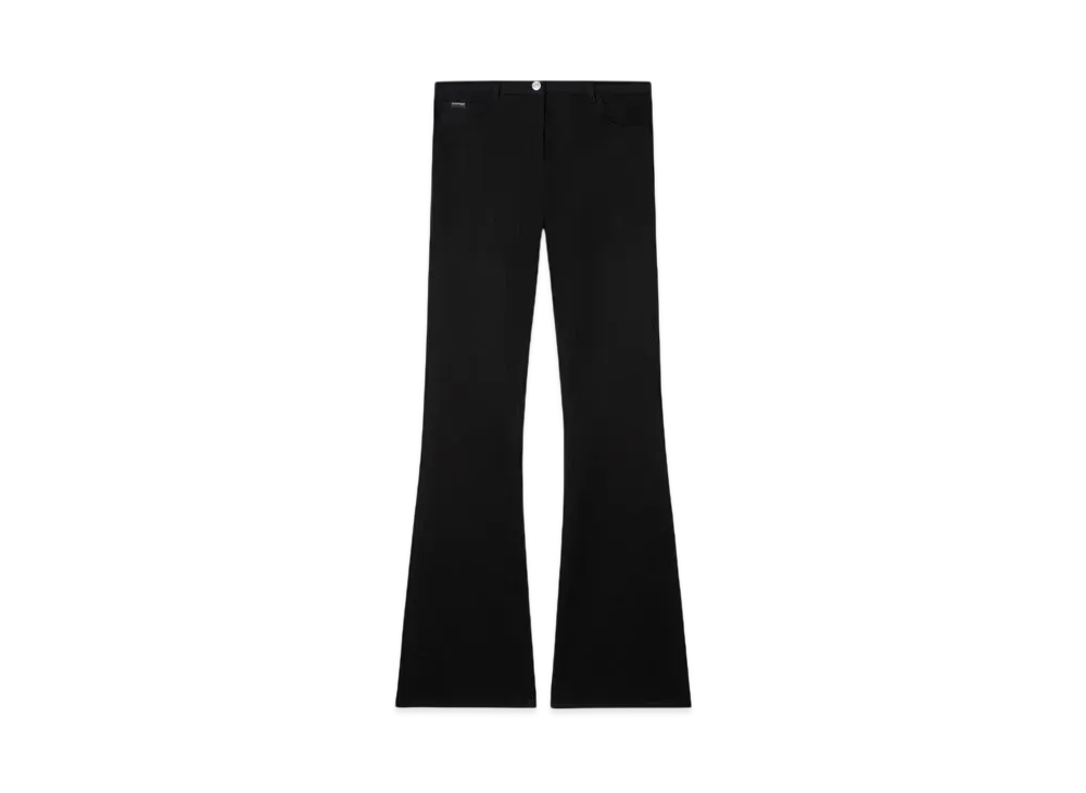 Courreges 70'S Denim Bootcut Pants "Black"