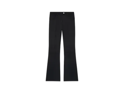 Courreges 70'S Twill Bootcut Pants "Black"