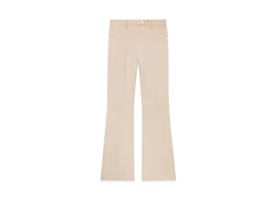 Courreges 70'S Twill Bootcut Pants "Sand"