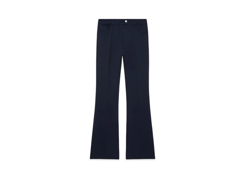 Courreges 70'S Twill Bootcut Pants "Navy"