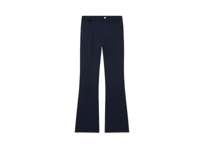 Courreges 70'S Twill Bootcut Pants "Navy"