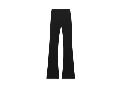Courreges Reedition Rib Knit Pants "Black"