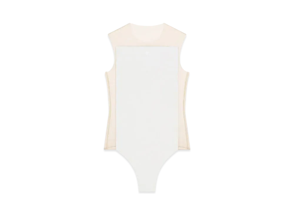 Courreges Illusion Bodysuit "Sand/Natural"
