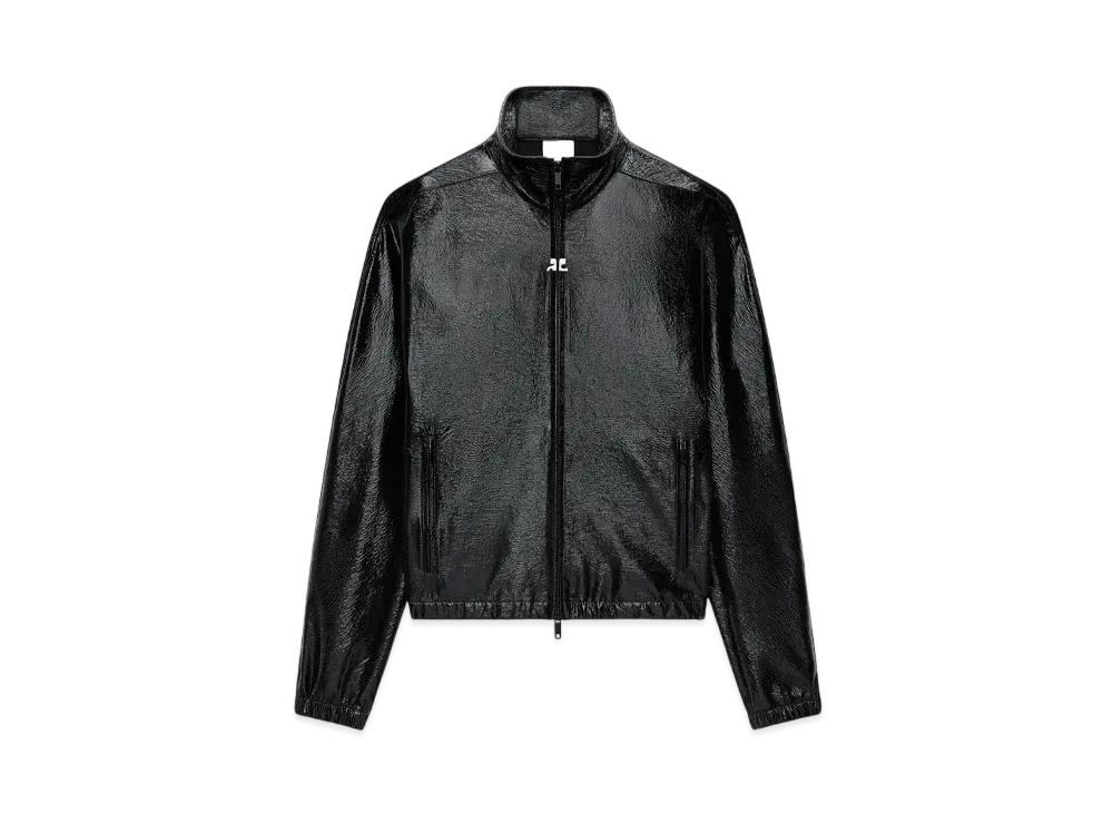 Courreges Tracksuit Vinyl Jacket "Black"