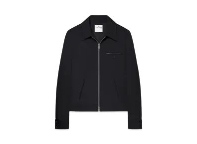Courreges Signature Retro Twill Jacket "Black"