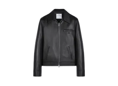 Courreges Signature Leather Jacket "Black"