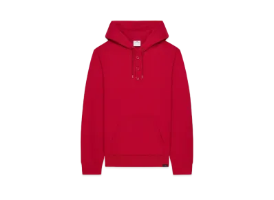 Courreges Buttoned Sweatshirt "Ruby"