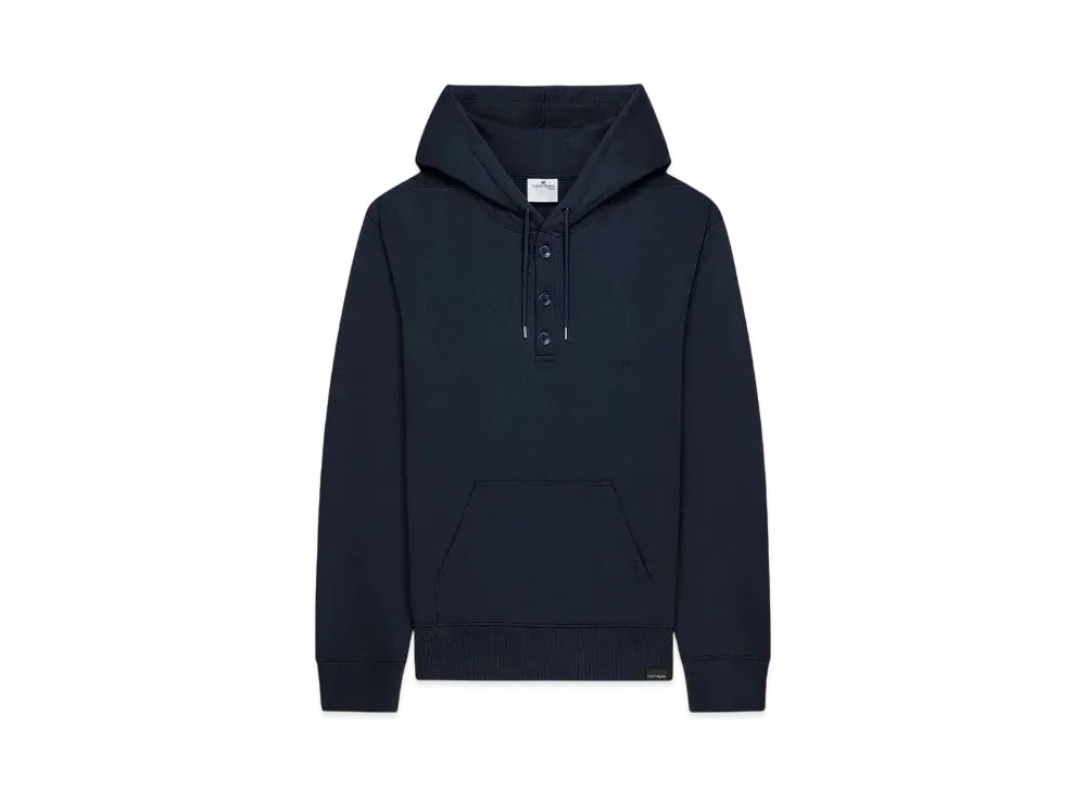 Courreges Buttoned Sweatshirt "Navy"