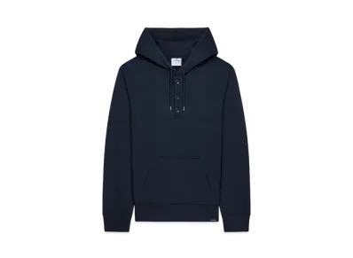 Courreges Buttoned Sweatshirt "Navy"