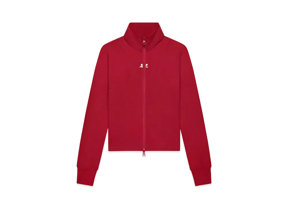 Courreges Scuba Tracksuit Interlock Jacket "Ruby"
