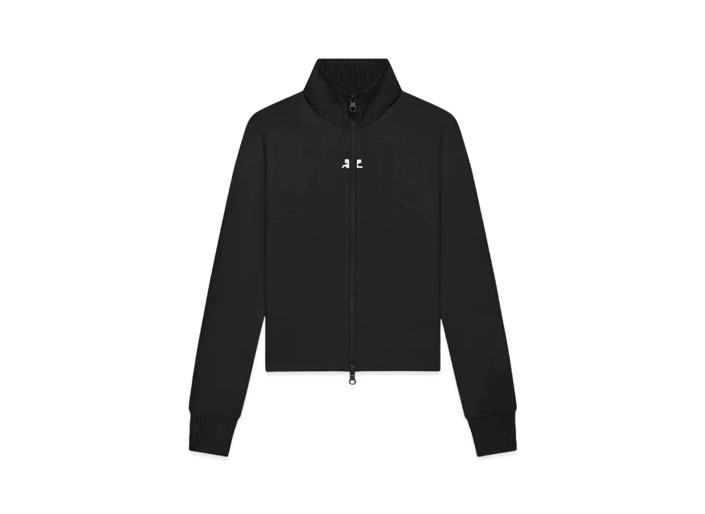 Courreges Scuba Tracksuit Interlock Jacket "Black"