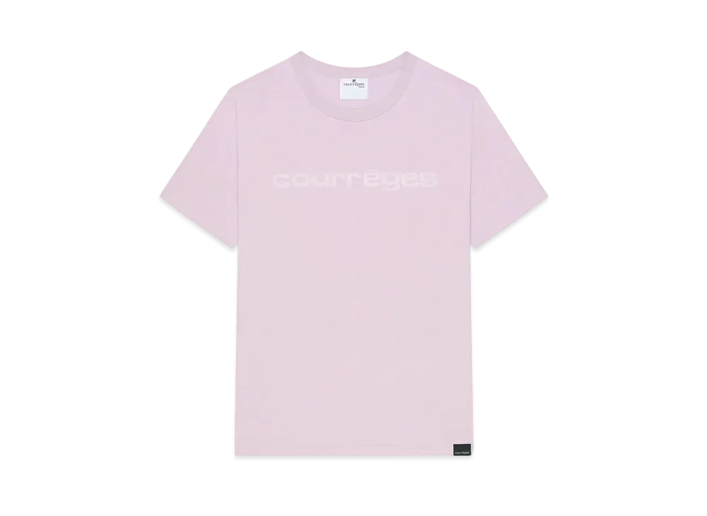 Courreges AC T-Shirt "Salt Pink"