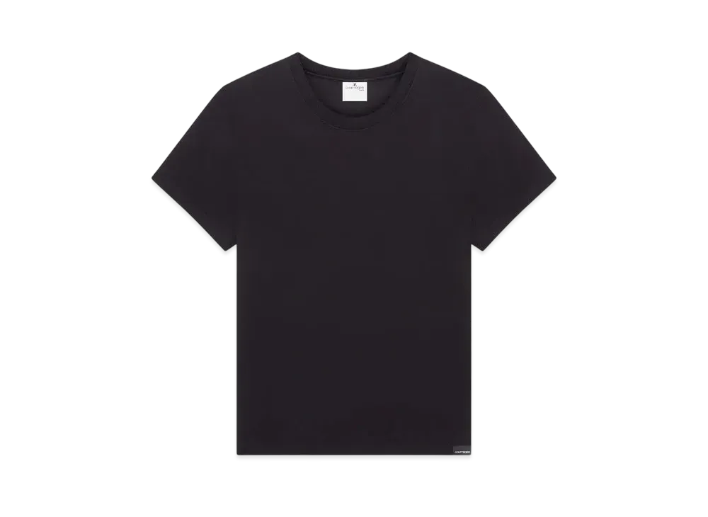 Courreges AC Stonewashed T-Shirt "Black"