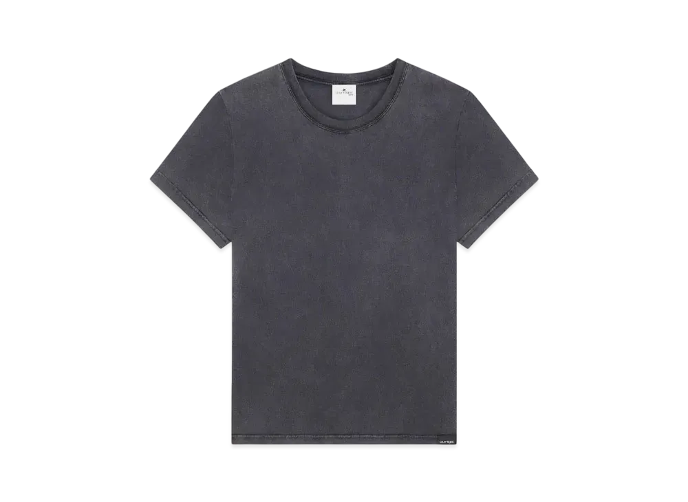 Courreges AC Stonewashed T-Shirt "Stonewashed Grey"