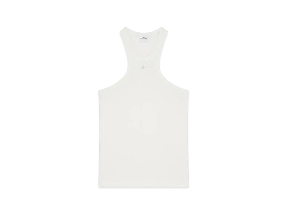 Courreges Scuba Tank Top "Heritage White"