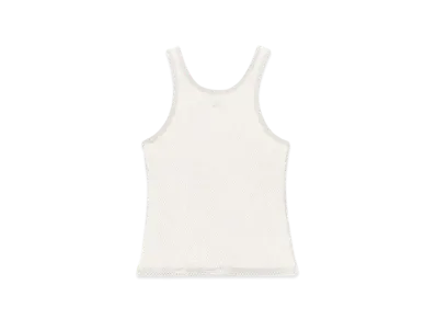 Courreges Ac Fishnet Tank Top "Heritage White"