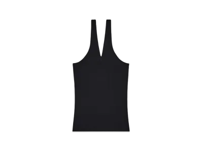 Courreges Zipped Tank Top "Black"