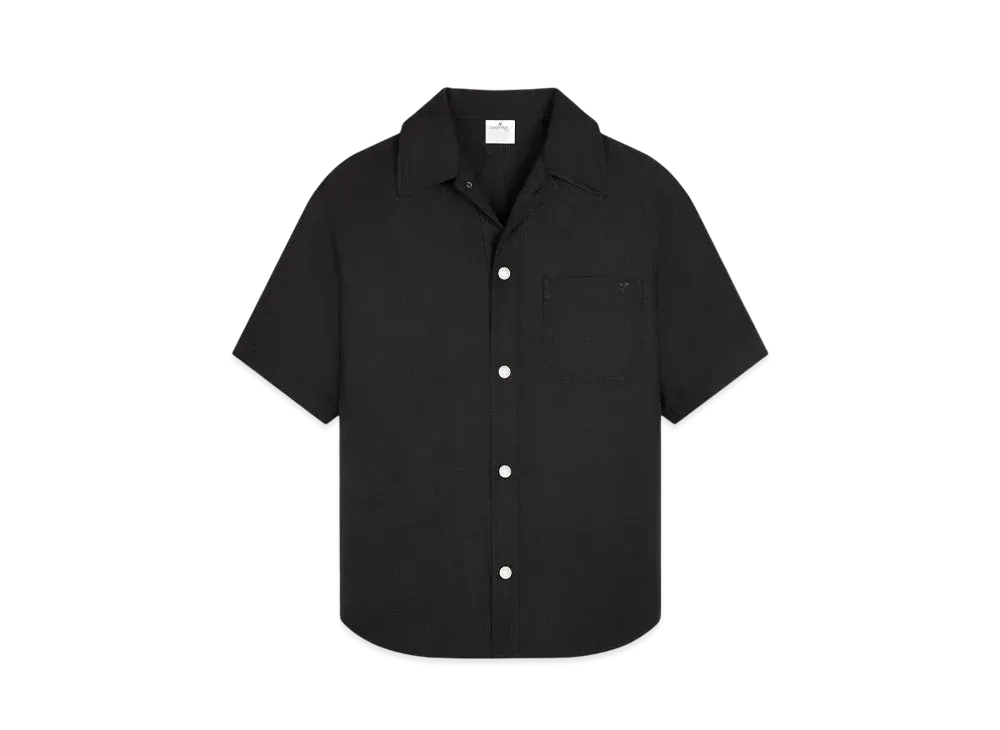 Courreges Skater Retro Twill Shirt "Black"