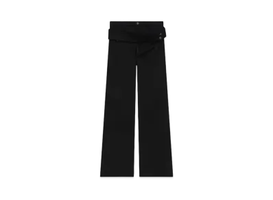 Courreges Double Belt Denim Pants "Black"