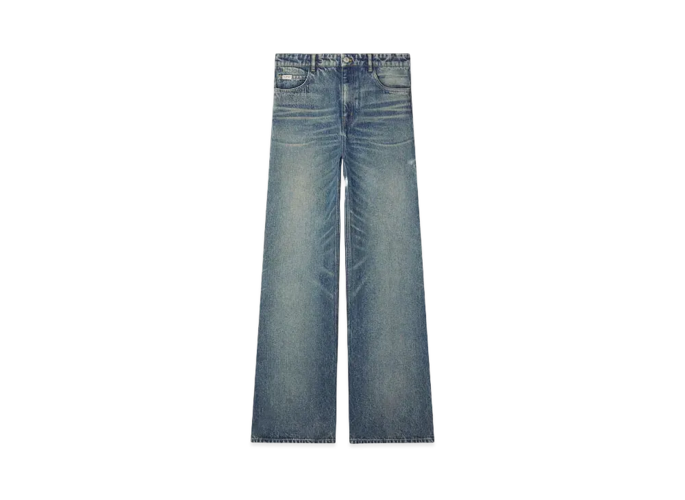 Courreges Hammer Denim Baggy Pants "Vintage Medium Blue"