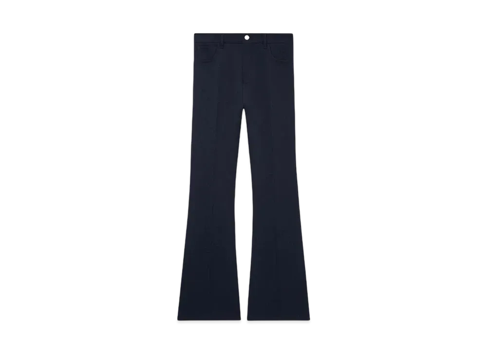 Courreges Signature 70'S Bootcut Pants "Navy"