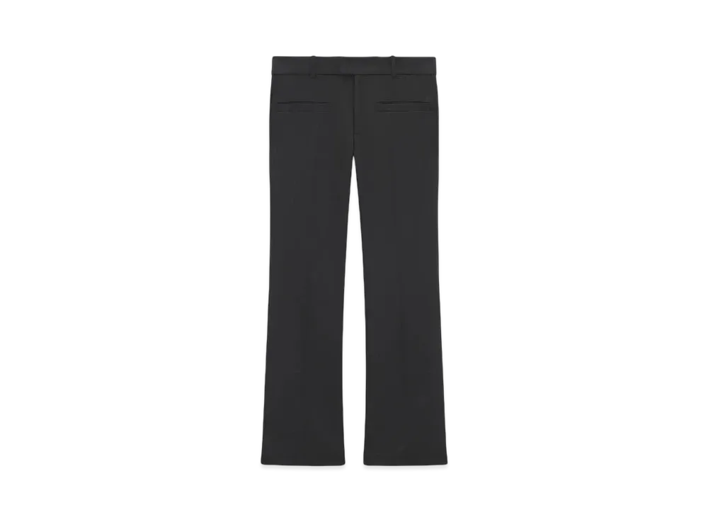Courreges Retro Twill Heritage Pants "Black"