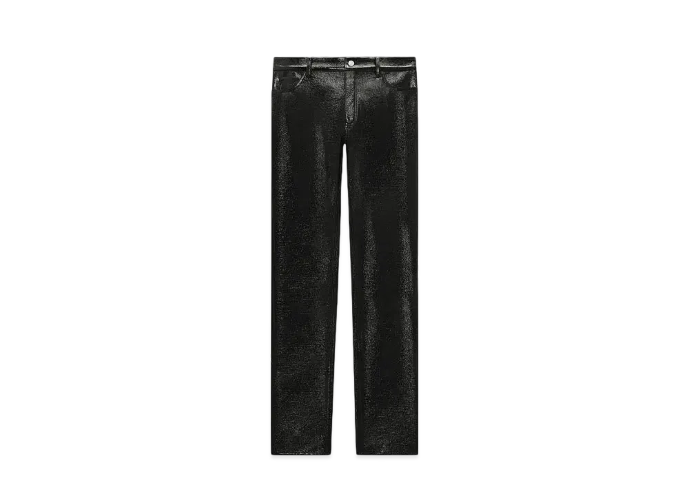 Courreges 5-Pocket Vinyl Pants Reedition "Black"