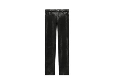 Courreges 5-Pocket Vinyl Pants Reedition "Black"