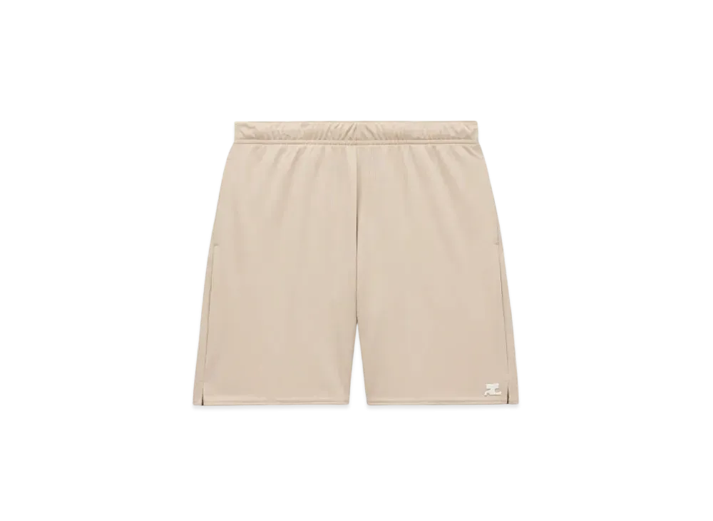 Courreges Sport Lycra Football Short "Sand"