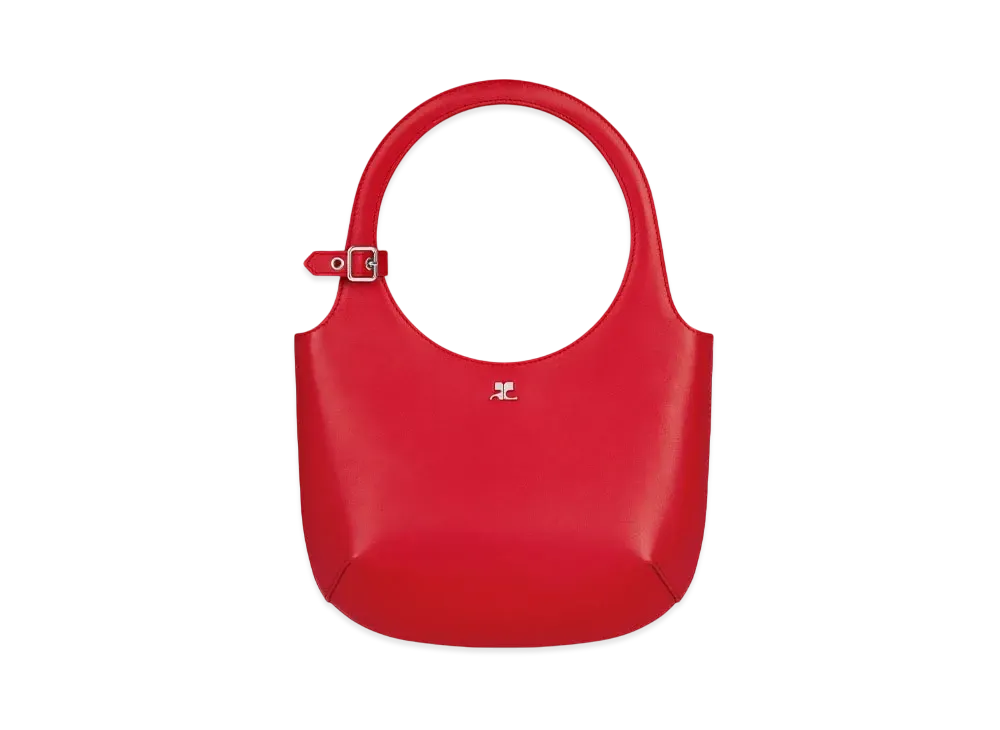 Courreges Holy Leather Bag "Ruby"