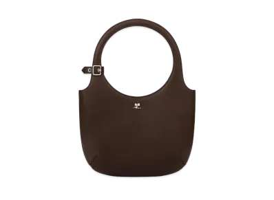 Courreges Holy Leather Bag "Chocolate"