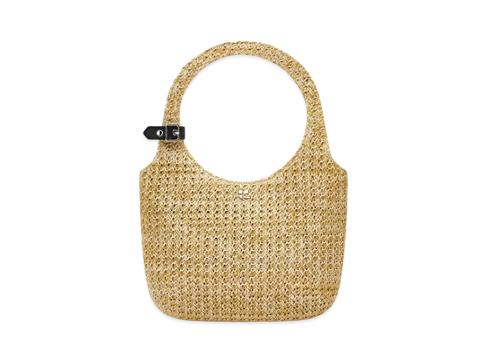 Courreges Holy Raffia Bag "Sand"